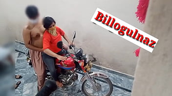 Indian teen gets doggy style on bike by friend in hot video