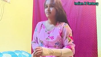 Desi hotel room encounter with a horny housewife and dirty talk chudai