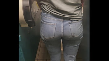 Wife caught cheating in public stall with pawg worker