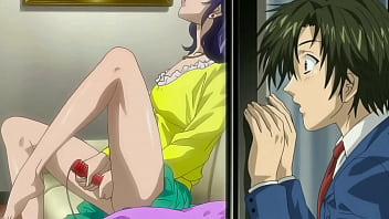 Hentai uncensored: Step aunt's secret masturbation caught on camera